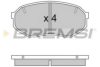 BREMSI BP2421 Brake Pad Set, disc brake